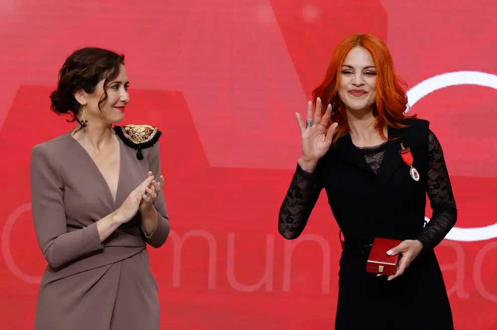Sara García recibe la medalla de Plata de la Comunidad de Madrid